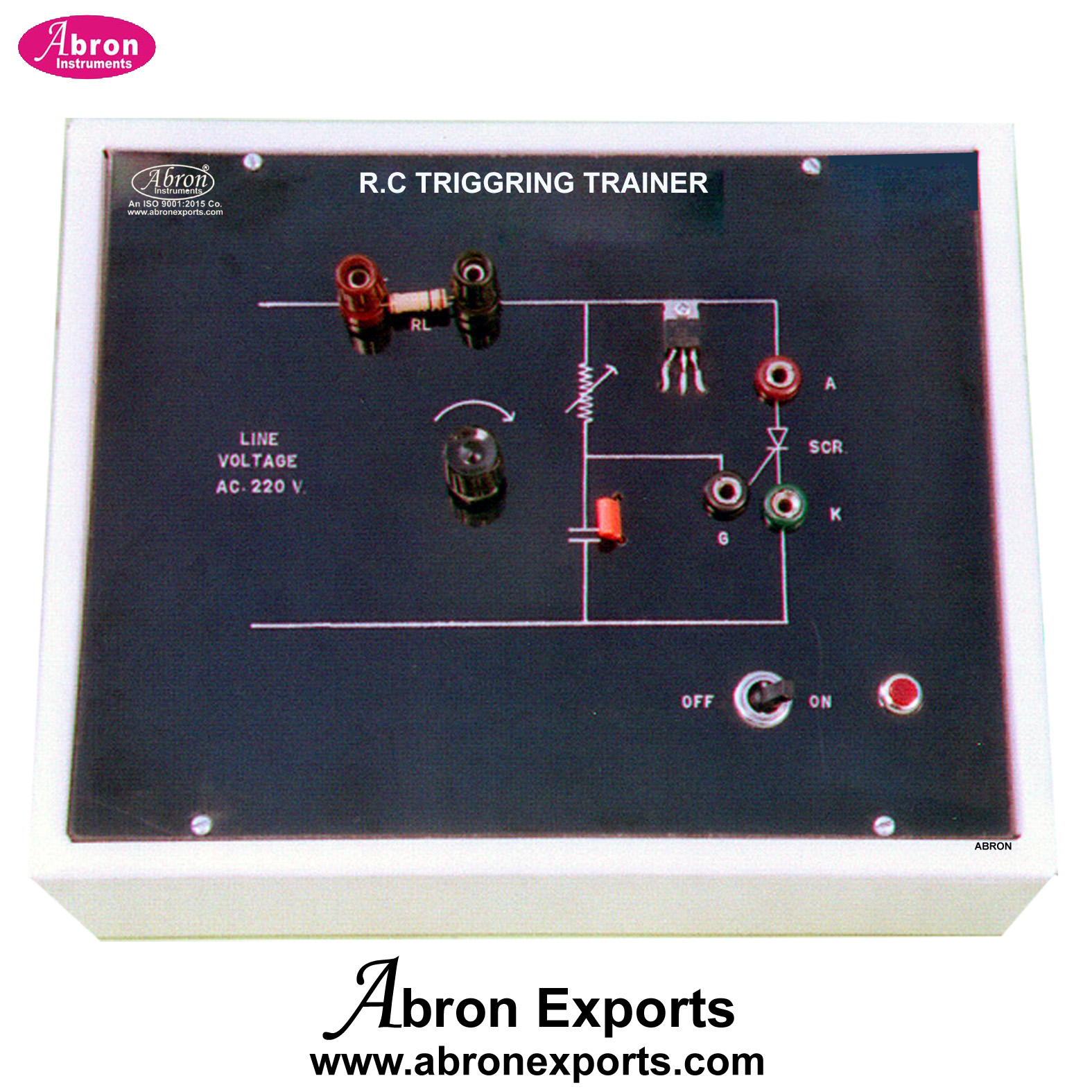 ETB Study of RC Triggring Trainer Output to Study on CRO Training Board Supply Abron AE-1258RCT 